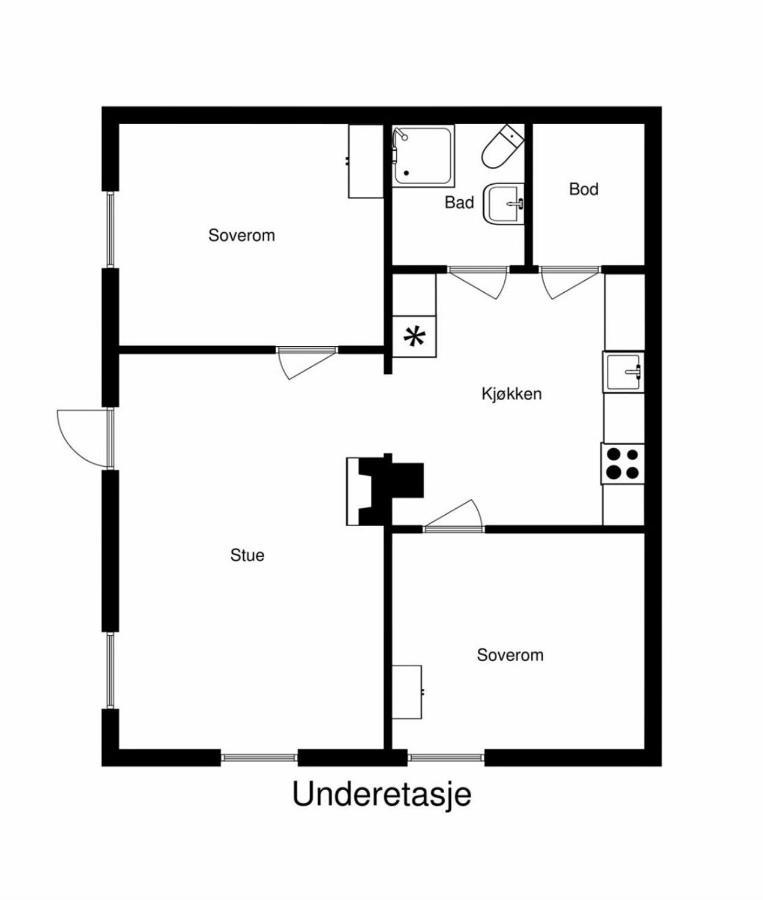 Апартаменты Two Bedroom Near The Centre. Тромсё
